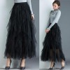 Long black tutu skirt