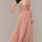 Rose gold long gown