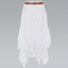 White maxi skirt uk