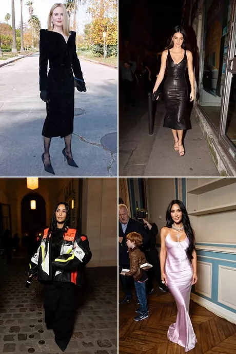 Kim kardashian black dress 2024